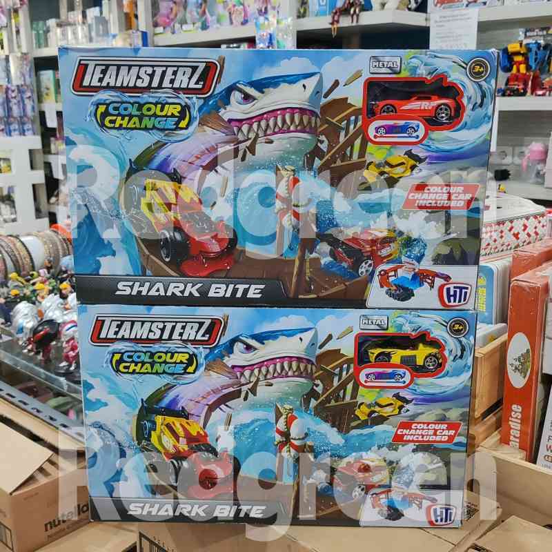 Teamsterz Shark Bite – Piste Changeante Avec Voiture Thermo – Eau Chaude/Froide – Dès 3 Ans