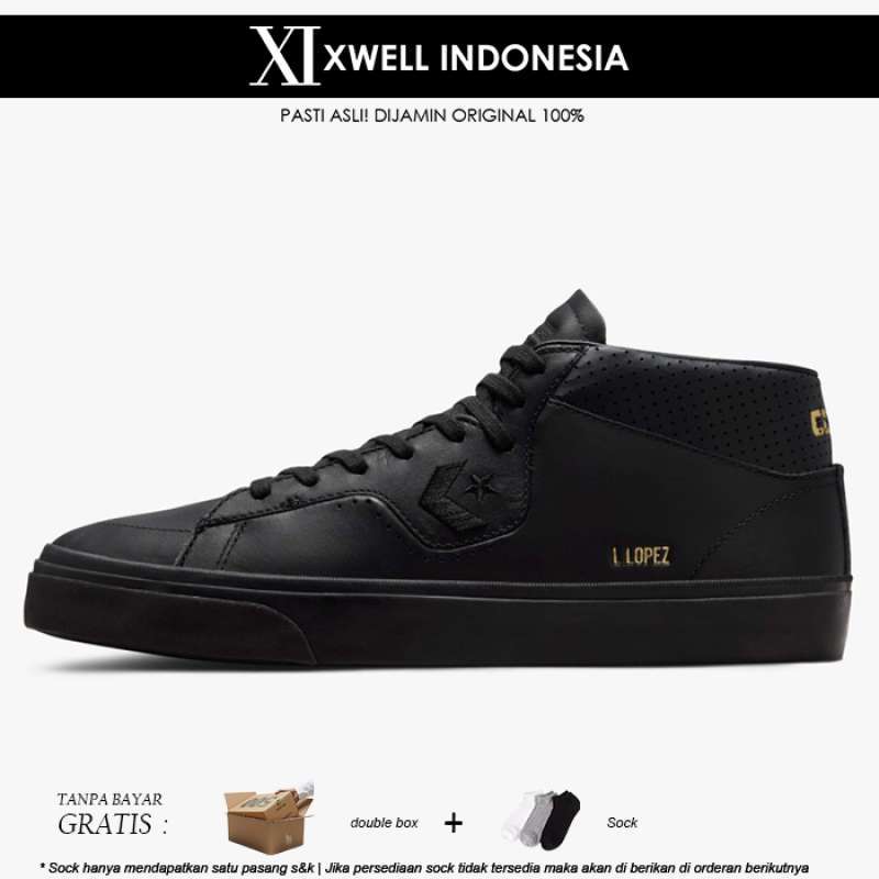Sepatu converse kulit original top