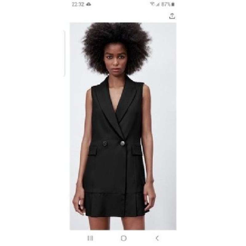 Zara top waistcoat dress