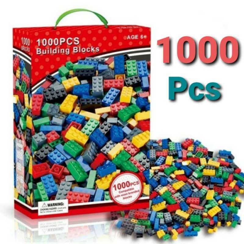 Jual Mainan Block 1000 Pcs Bricks Building Blocks Isi 1000
