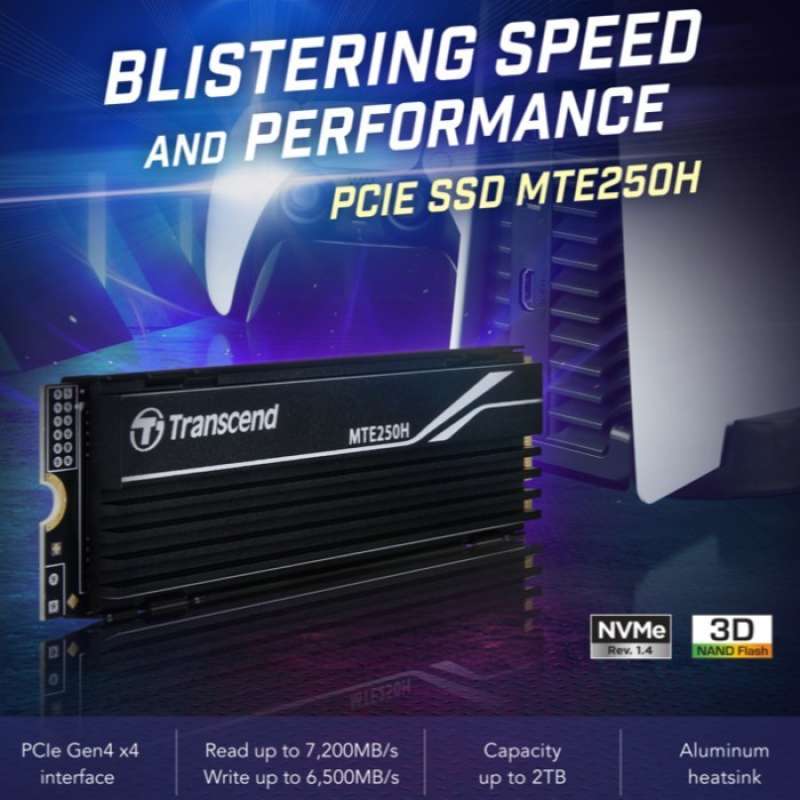SSD interne Transcend MTE250S - SSD - 4 To - MTE250S - SSD - 4 TO