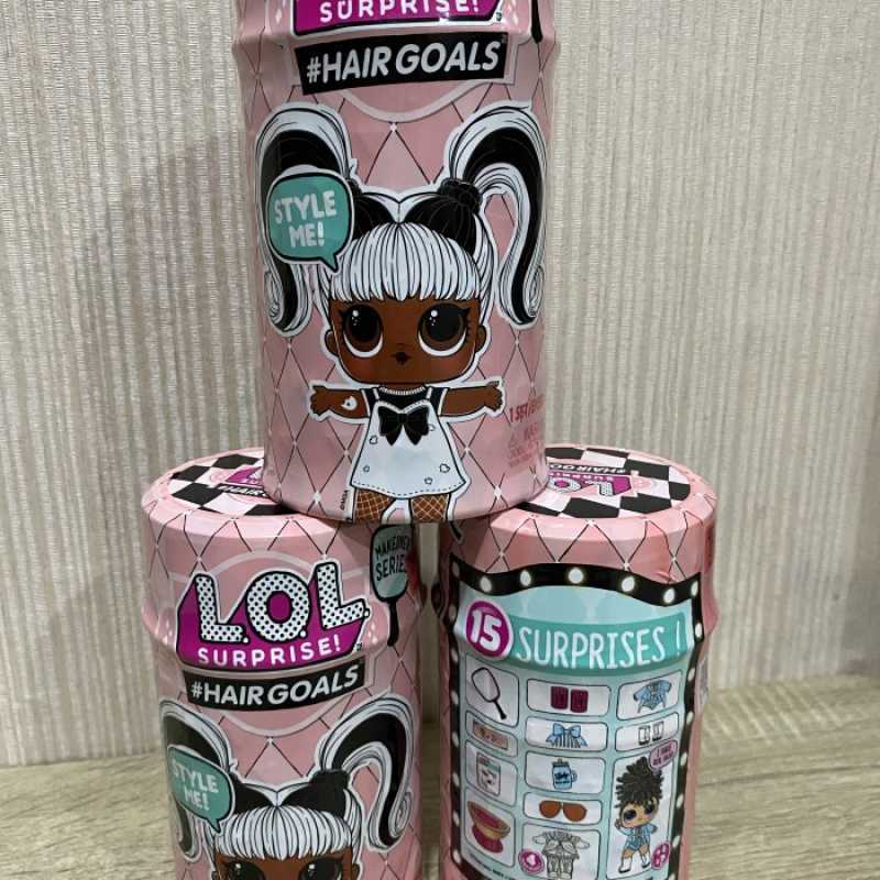 mainan lol surprise hair goals original lol