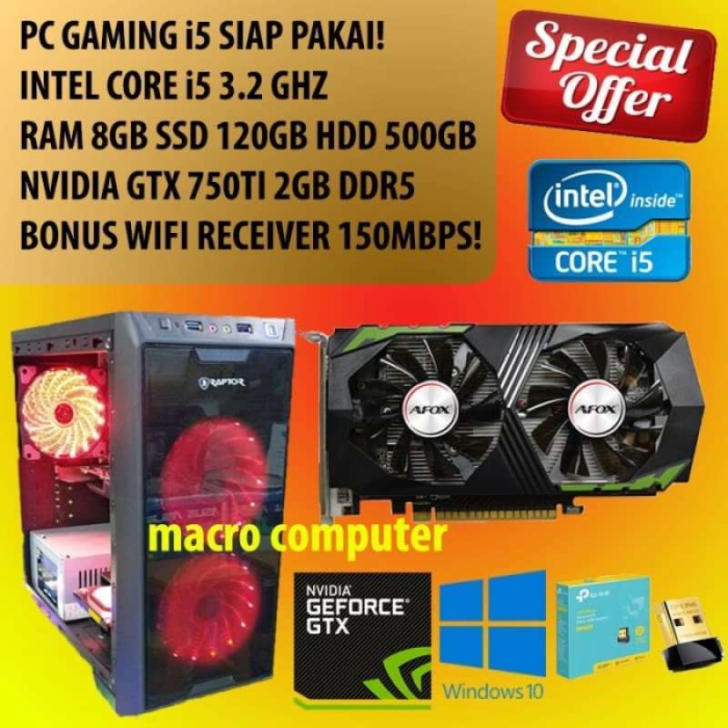 I5 650 clearance gtx 750 ti