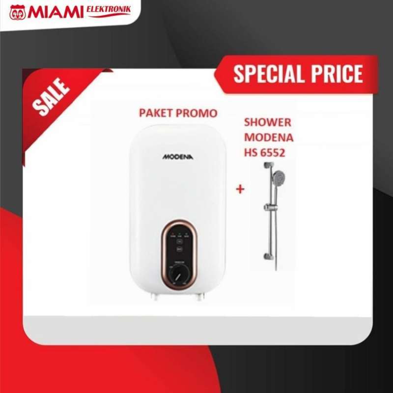Jual Modena Instant Water Heater EI2W / Water Heater Modena EI2W + Shower  di Seller MIAMI ELEKTRONIK Official Store - Miami Elektronik Jemursari |  Blibli