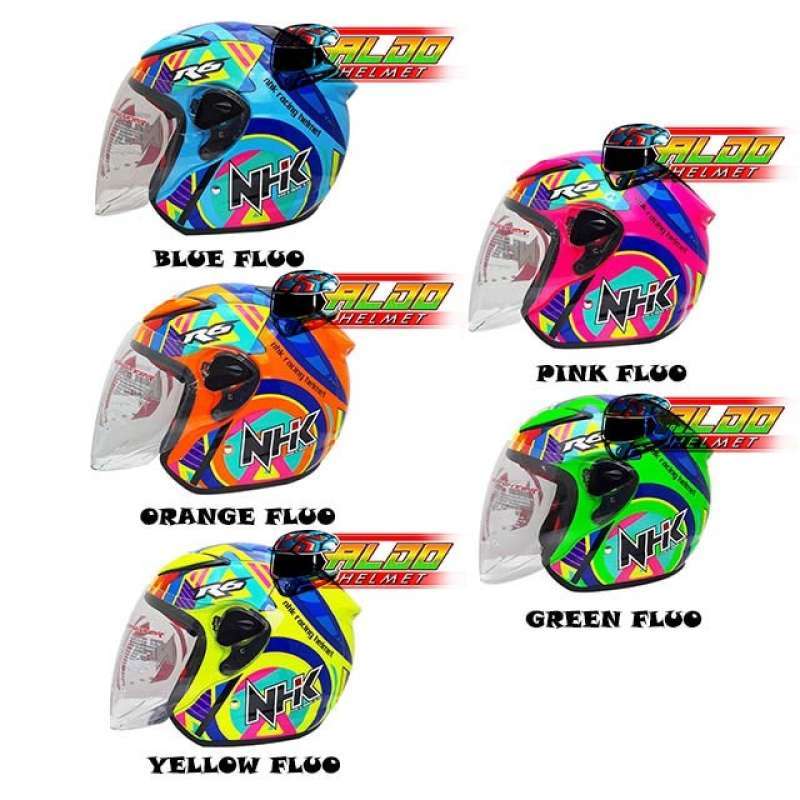 Helm half face nhk best sale terbaru