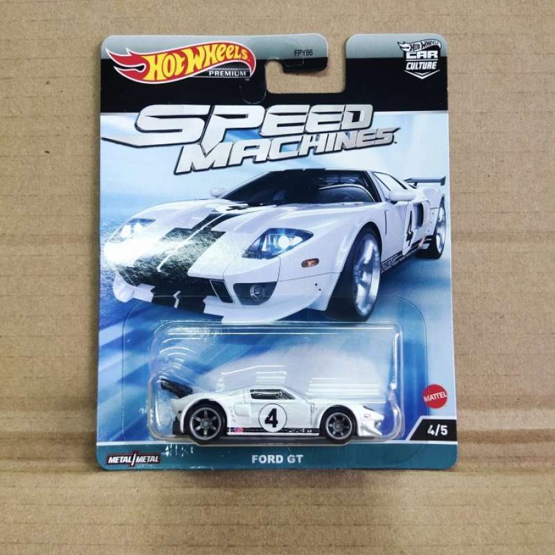 Hot Wheels Speed Machines Ford GT 4/5 White