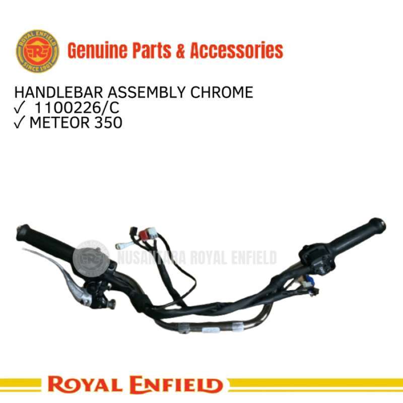 Promo Original Spare Parts Royal Enfield Handlebar Assembly Chrome