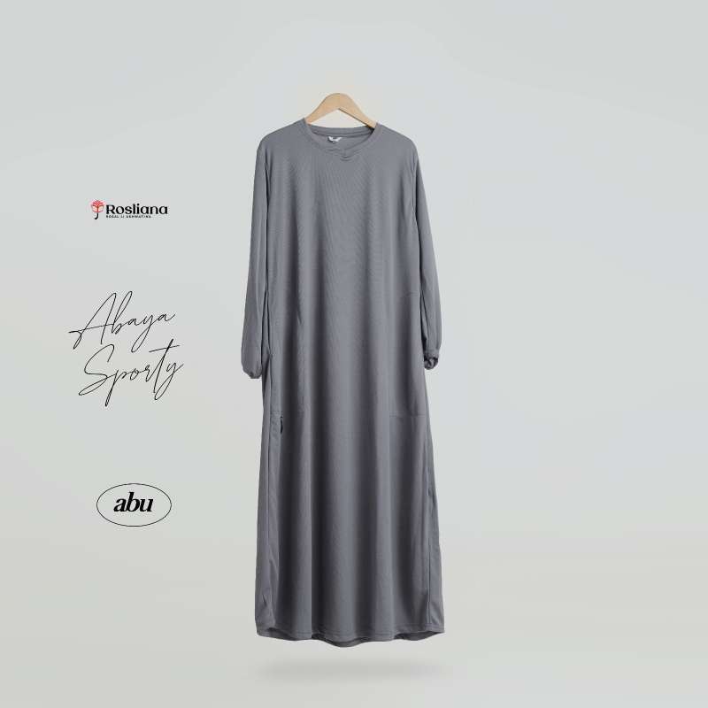 Abaya abu abu on sale