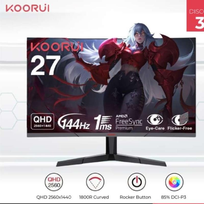 KOORUI 27インチ ゲーミングモニター 27E1QA QHD 2560×1 【公式通販】