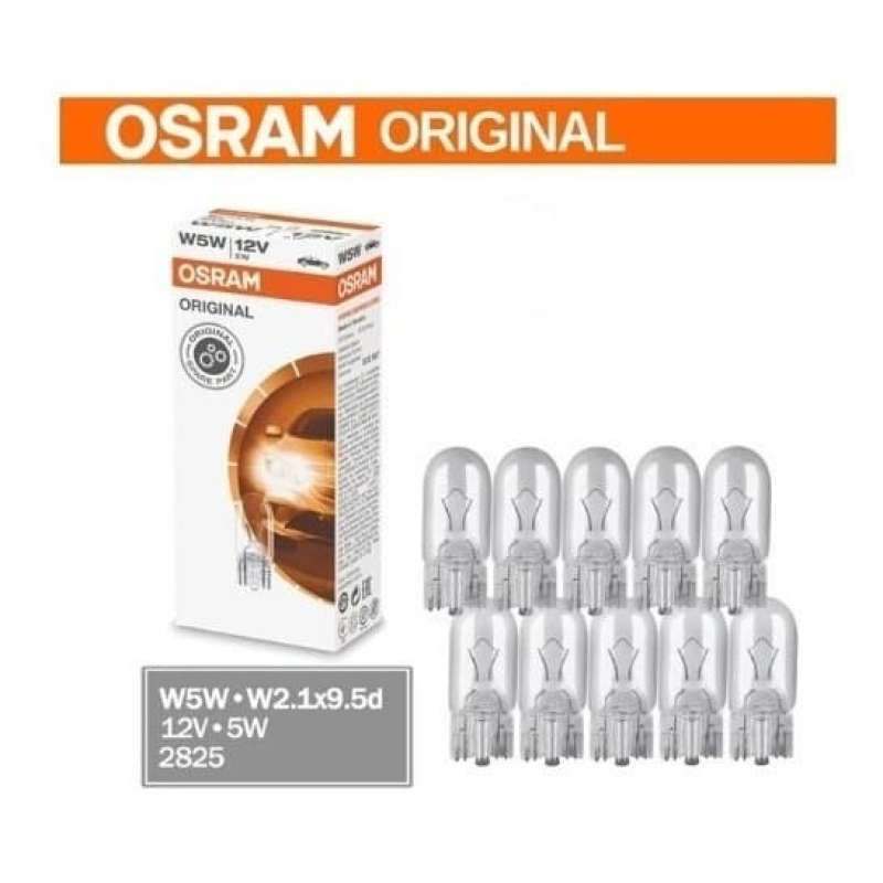 Promo Osram T10 W5W 12V 5W Lampu Senja - Wedge Base 2825 Diskon 34% di  Seller ADELIO - Wanajaya, Kab. Bekasi