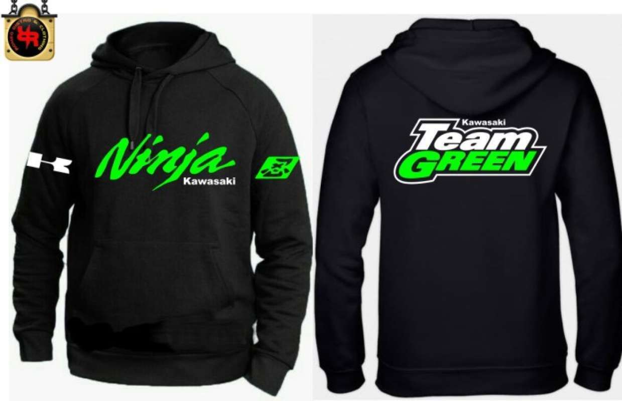 Jual JAKET HOODIE SWEATER KAWASAKI NINJA PRIA WANITA SIAP KIRIM di