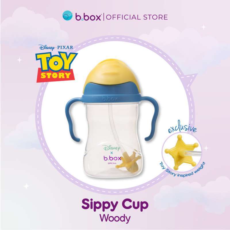 Promo B BOX Sippy Cup Disney Woody Botol Minum Anak Yellow Diskon