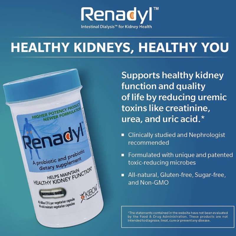 Azodyl Alternative Renadyl Kidney Supplement for Humans and Animals