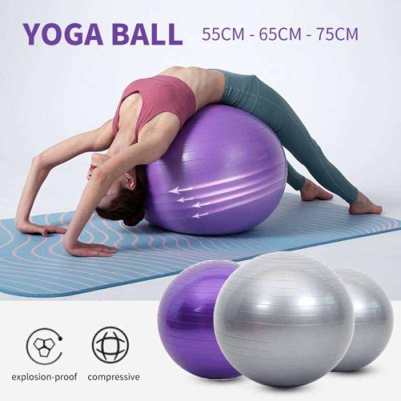 Jual Bola Gym Bola Yoga Pilates Ukuran 55 65 75cm Yoga Ball Gym