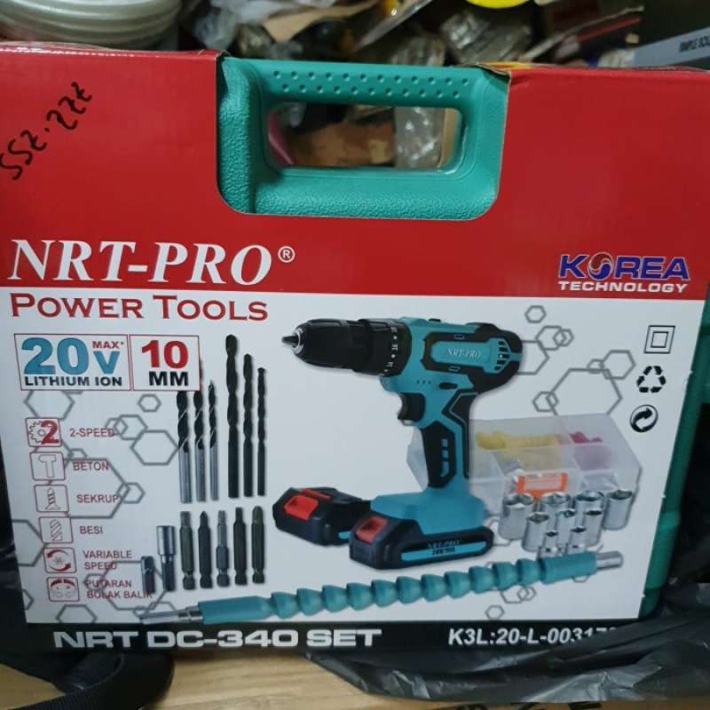 Cordless nrt sales dc340 set 20v