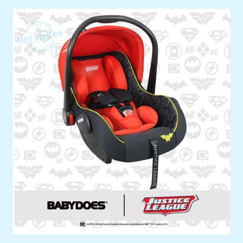Car seat Carrier Babydoes Justice League Dudukan Mobil Bayi Wonderwoman