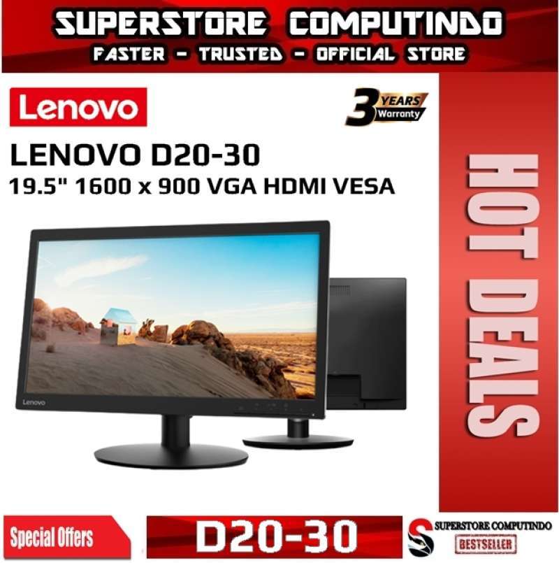 Lenovo D20-30 19.5 inch monitor