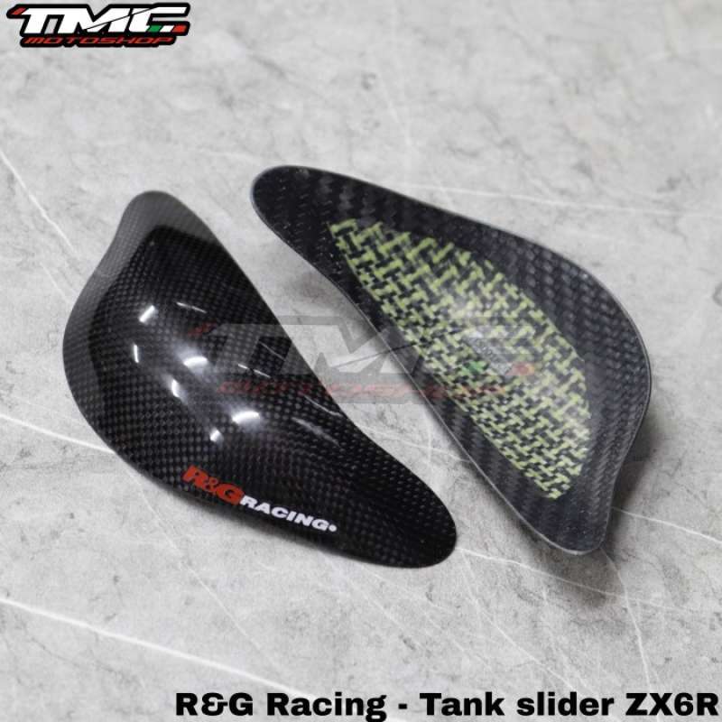 ZX-6R R&Gカーボンタンクスライダー R&G Racing Carbon Fiber Tank Sliders 09-23 Kawasaki ZX6R, 08