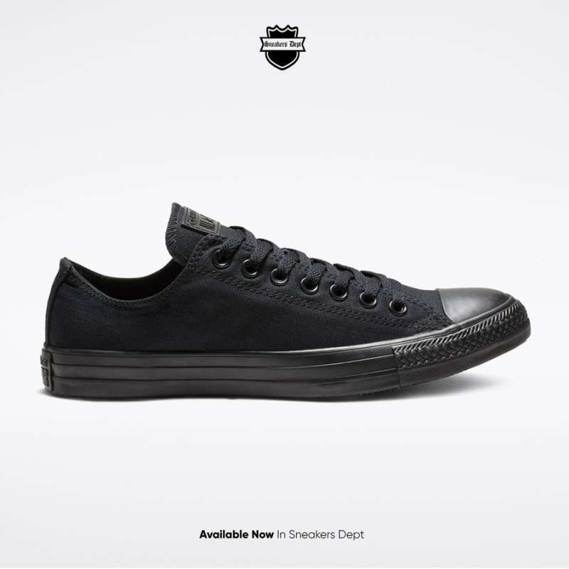 Jual Sepatu Sneakers Unisex CONVERSE CTAS LOW FULL BLACK 1W882