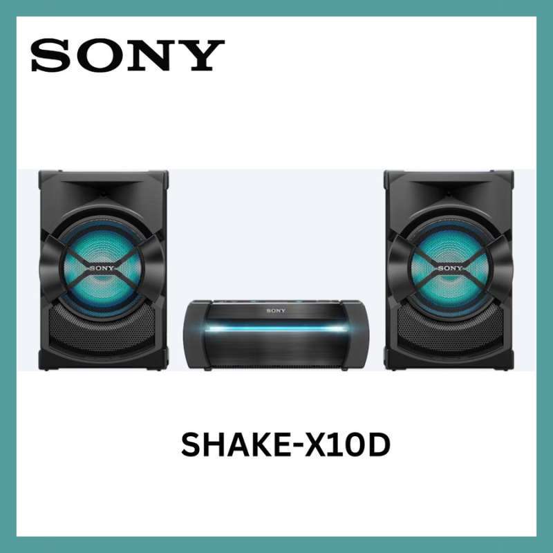 SONY SHAKE-X10D HIGH POWER AUDIO SYSTEM WITH DVD GARANSI RESMI SONY