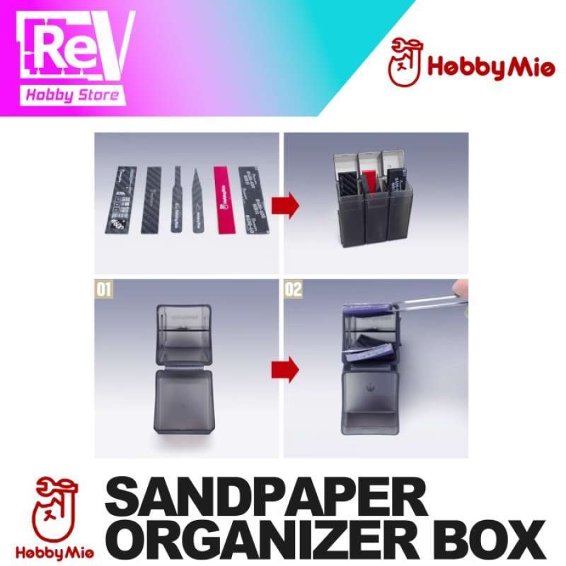 Sandpaper Organizer Box