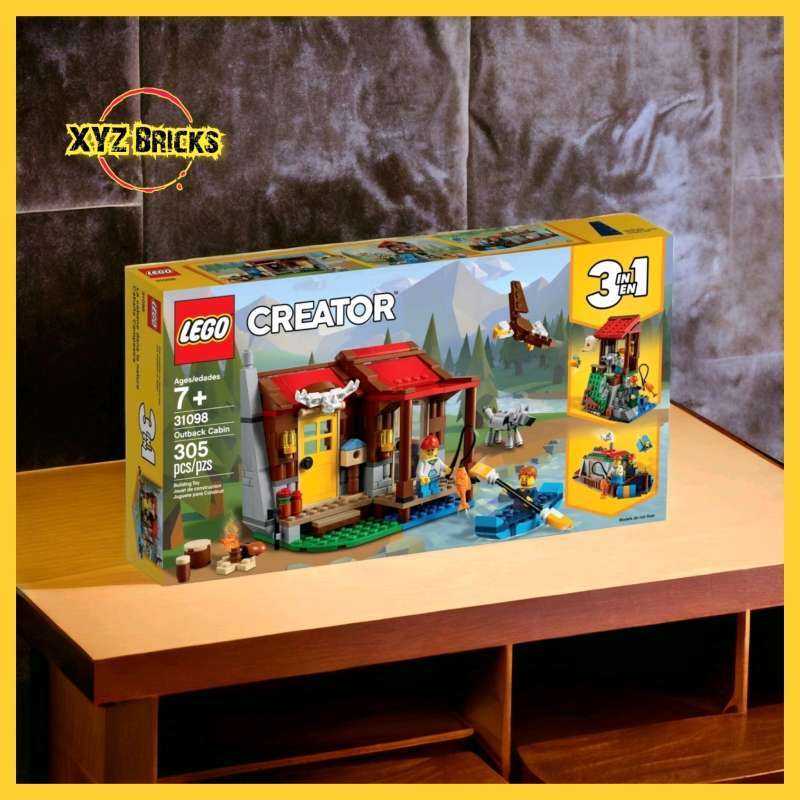 Lego 31098 creator outback cabin stores deals