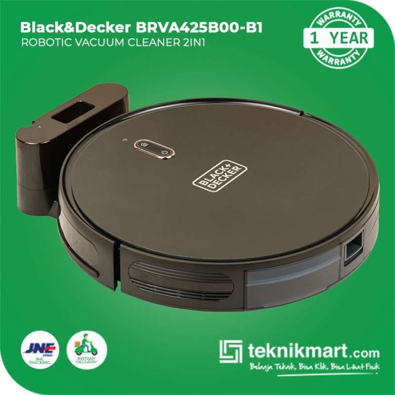 BLACK & DECKER BRVA425B00 2 In 1 Robotic Vacuum & Mop / robot vacuum cleaner  / vacuum cleaner robot / robot vacuum