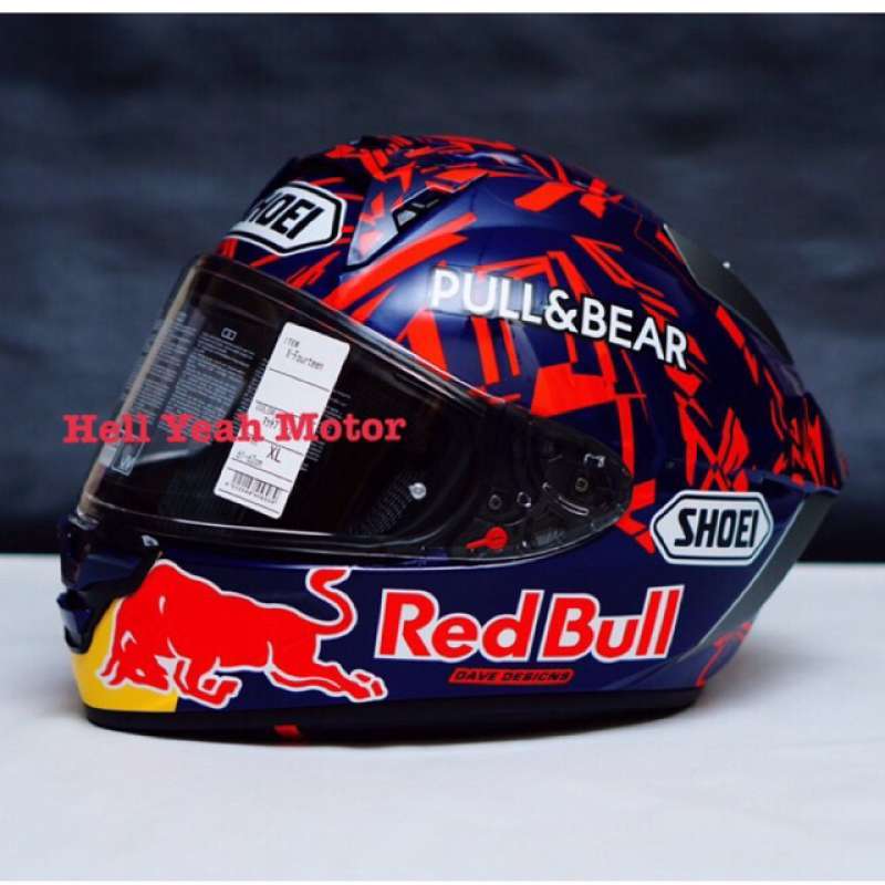 Shoei red outlet bull marquez