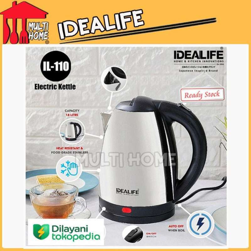 Jual Electric Kettle Idealife IL 110 Teko Listrik Low Watt di