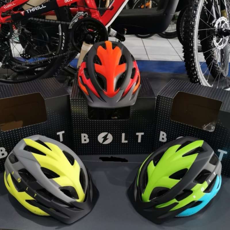 Helm Sepeda Bolt Polygon Bicycle Helmet Murah Termurah