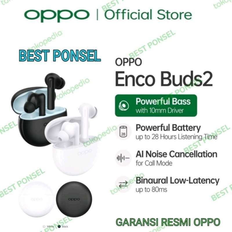 Oppo enco free wireless earbuds 2025 harga