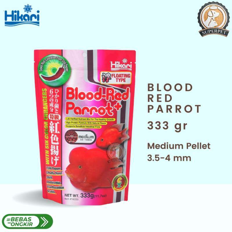 Hikari blood parrot hotsell food
