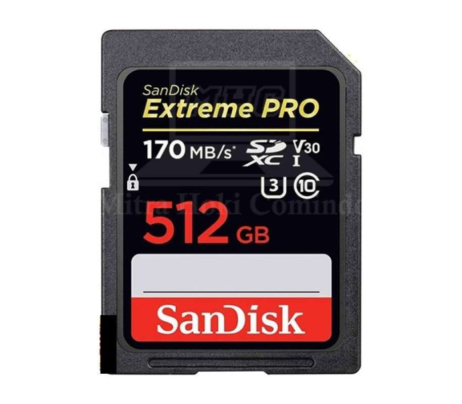 SD CARD SANDISK 512GB SANDISK EXTREME PRO 512GB 170MBPS SDSDXXY
