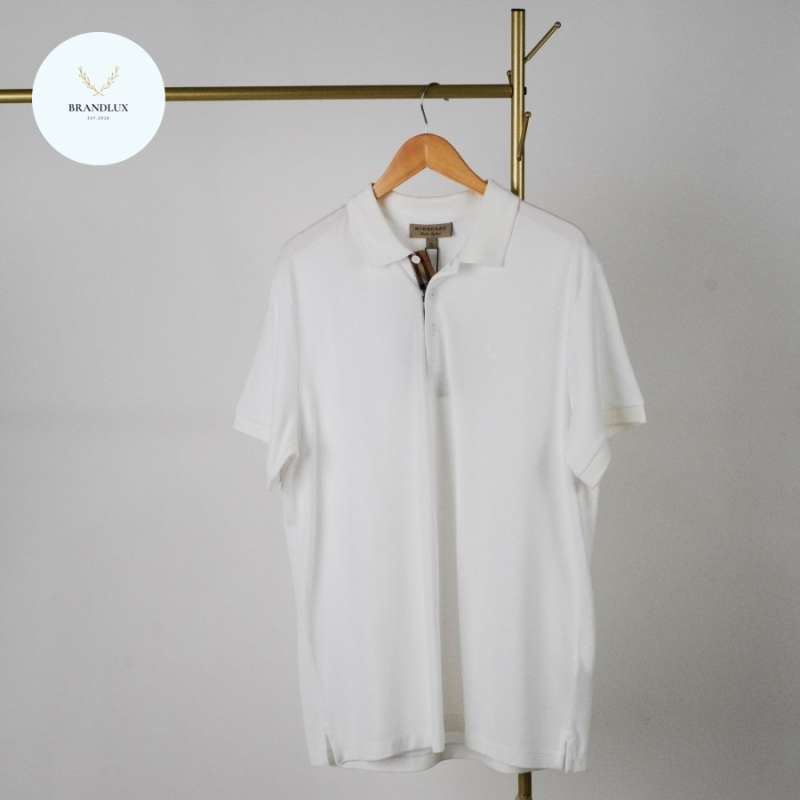 Burberry oxford polo best sale