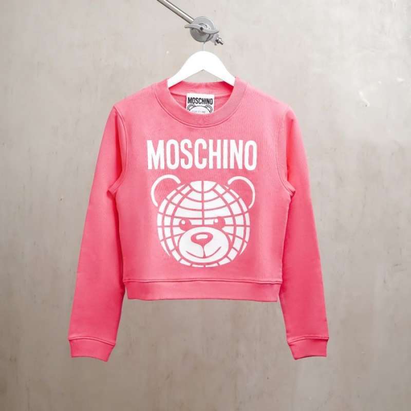 Moschino deals pink sweatshirt
