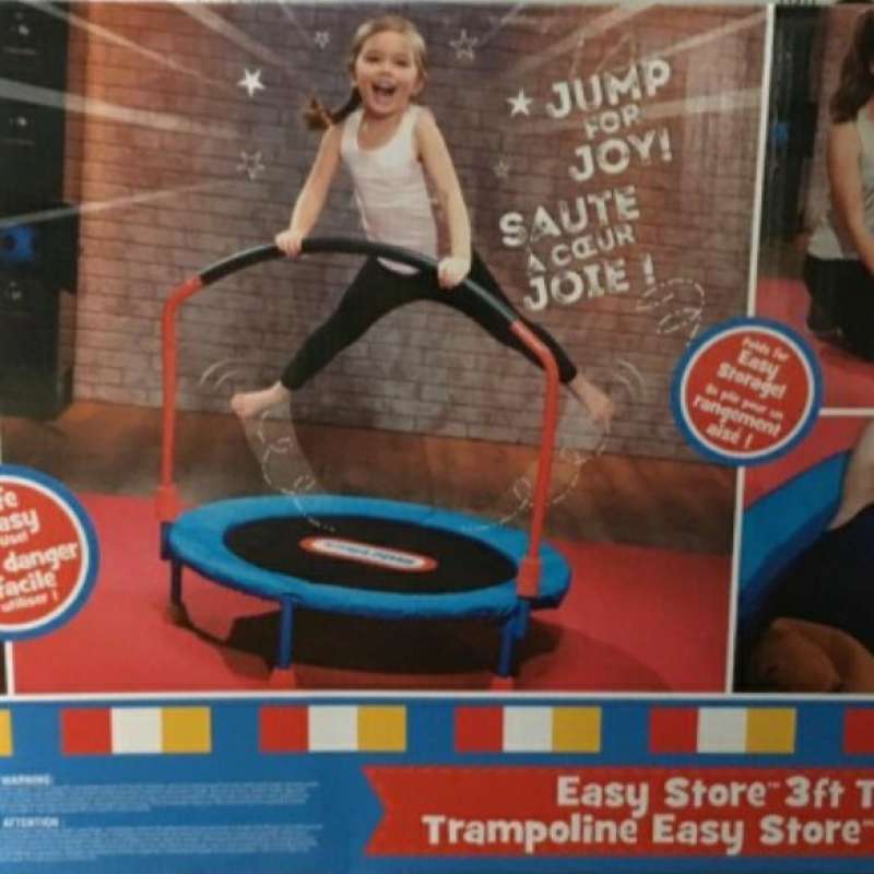 Promo Trampoline Little Tikes Easy Store Trampoline 3Foot