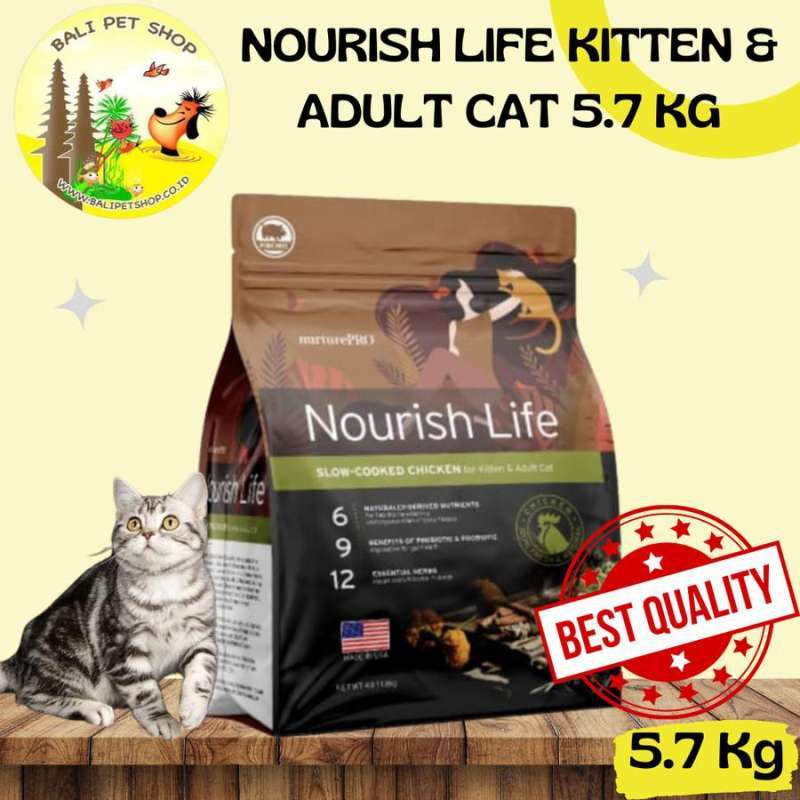 Jual Nourish Life Kitten Adult Cat 5.7 Kg 1.8 Kg Di Seller Bali Petshop Ubung Kaja Kota Denpasar Blibli