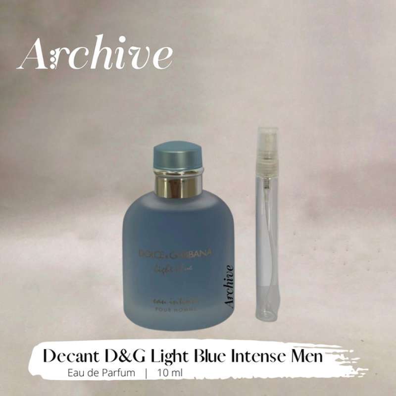 Jual DECANT Parfum Original Light Blue Eau Intense for Men EDP