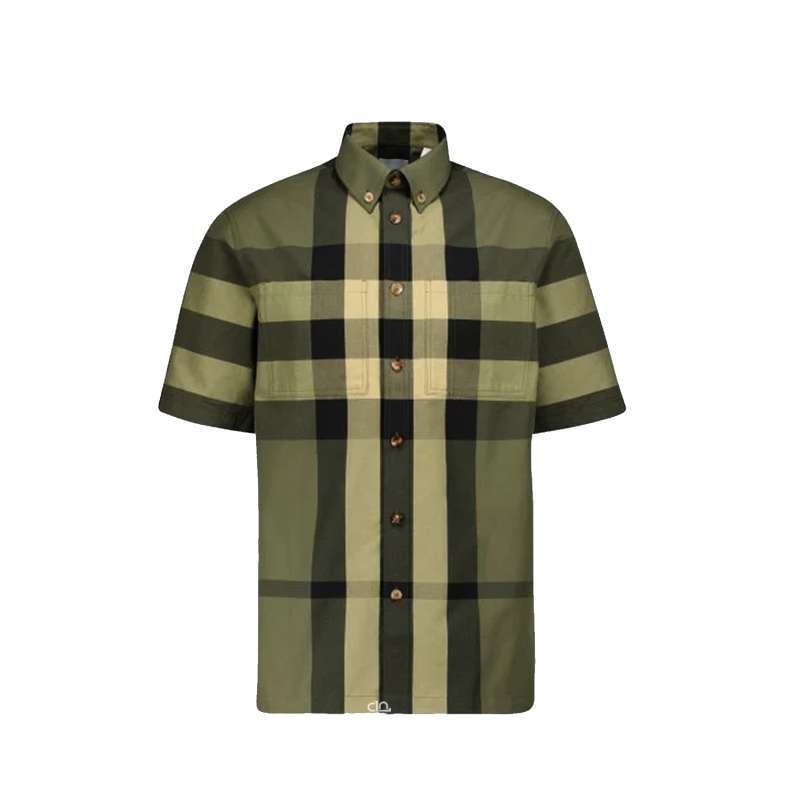 Oversized Shirt Burberry Short Sleeve Shirts For Men Burberry X