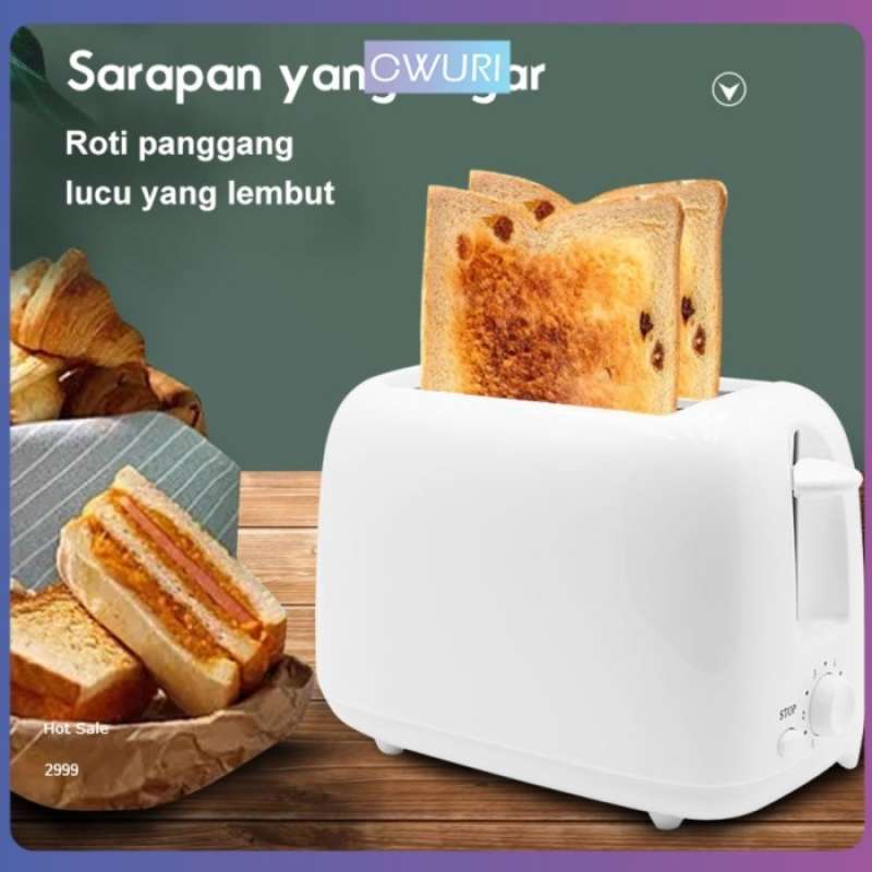 holiven toaster roti alat pemanggang roti mini multifungsi standar