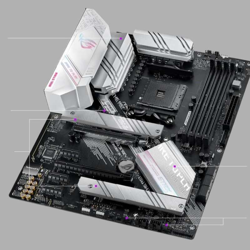Motherboard Asus Rog Strix B550-A GAMING AM4 Garansi Tahun Semarang