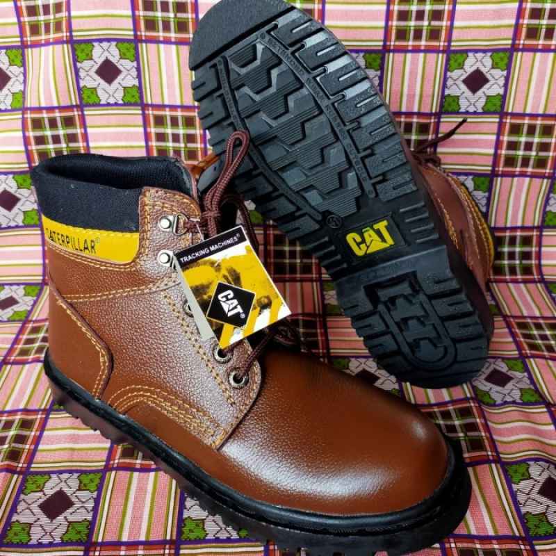 Promo Sepatu pria sepatu boots kulit asli sepatu boots Caterpillar