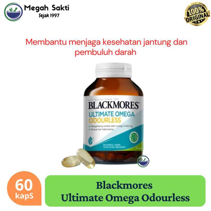 Jual Blackmores Ultimate Omega Odourless 60 Tablet Suplemen