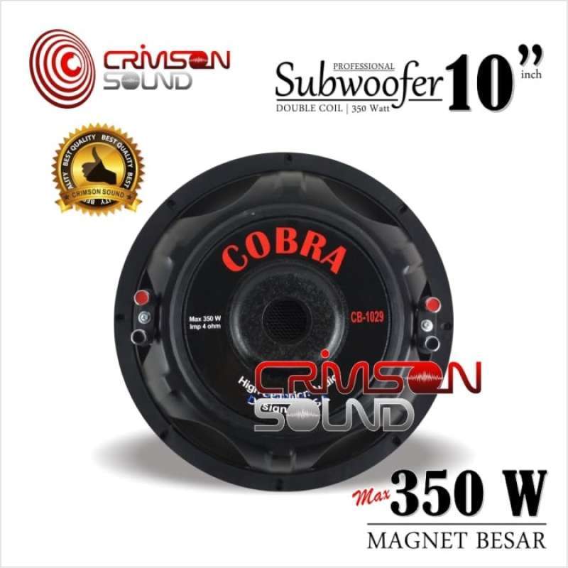 Speaker cobra hotsell 10 inch