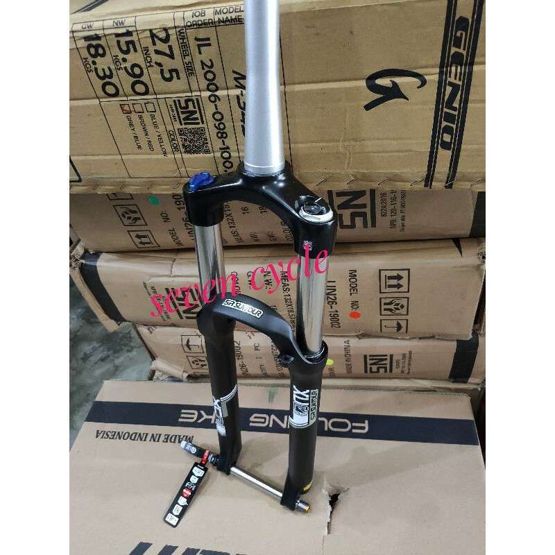 Jual Fork Suntour 27.5 XCR 32 travel 120mm Thrue axle 15x100mm air