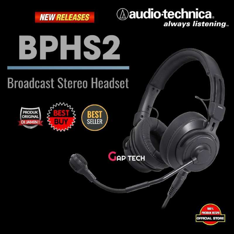 Jual Audio Technica BPHS2 BPHS 2 Professional Broadcast Stereo