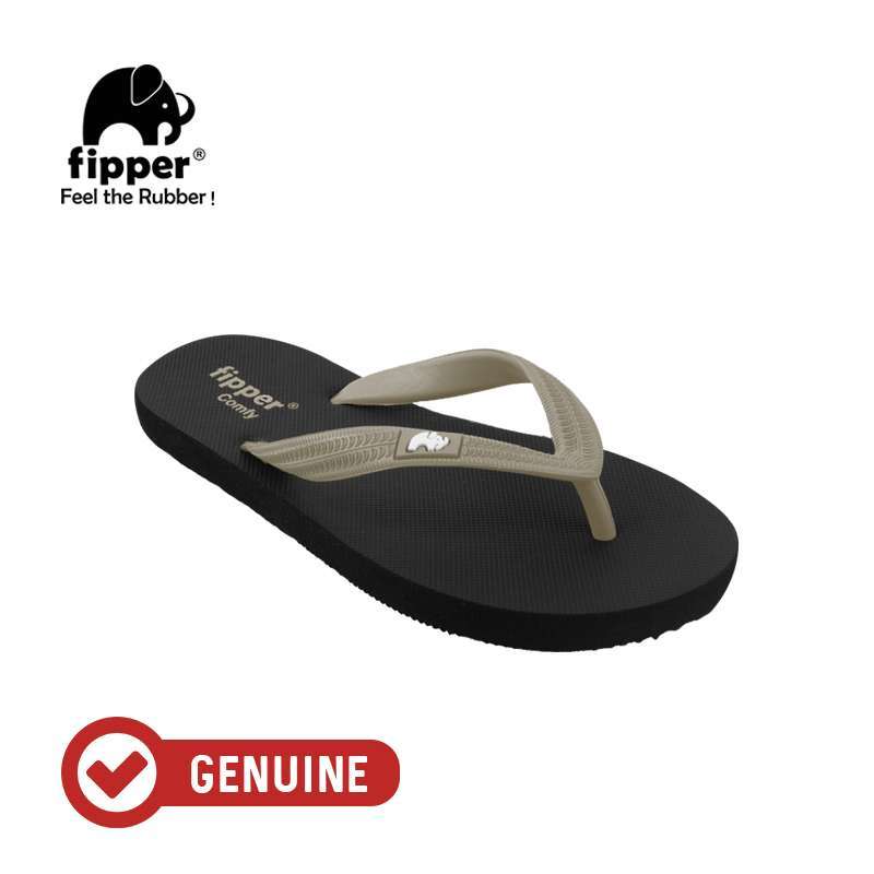 Jual Fipper Comfy Black Khakis Sandal Pria di Seller Gripp