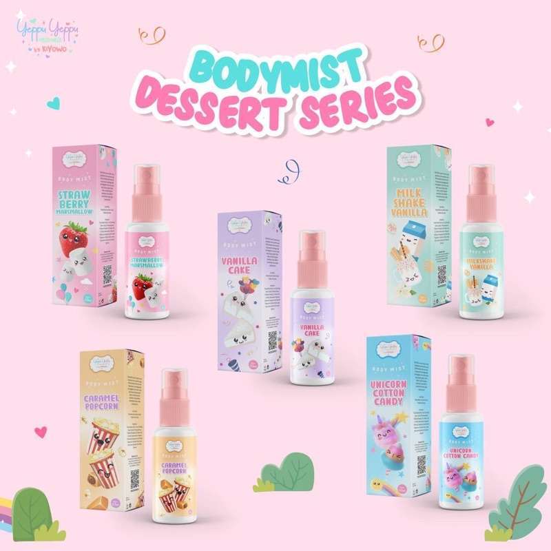 Promo Bodymist Dessert Series Yeppu Yeppu By Chingu Kiyowo Body