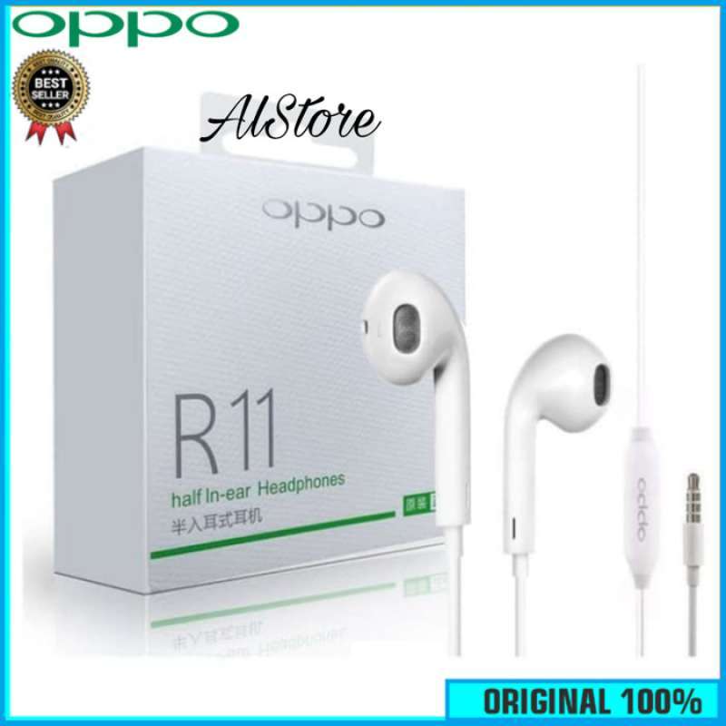 Promo HEADSET EARPHONE OPPO F11 F11 PRO STEREO SUPER BASS ORIGINAL