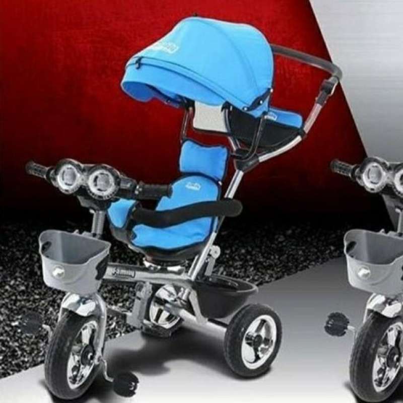 Jual Sepeda Anak Roda Tiga Tricycle Family F-360h Biru Di Seller